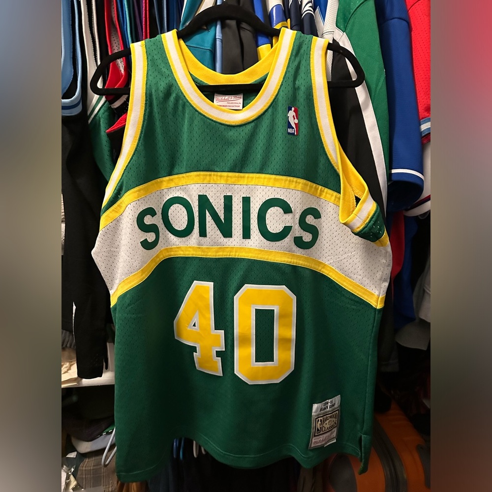 Shawn Kemp Seattle SuperSonics Throwback Jersey XL